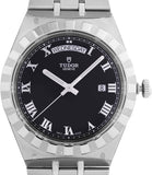  Shop Authentic Tudor Royal Automatic Black Dial Silver Steel Strap Watch for Men - M28600-0003 - Luxxuri