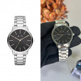  Shop Authentic Armani Exchange Cayde Analog Black Dial Silver Steel Strap Watch For Men - AX2700 - Luxxuri
