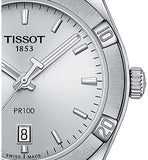  Shop Authentic Tissot PR 100 Sport Chic Silver Dial Silver Steel Strap Watch for Women - T101.910.11.031.00 - Luxxuri