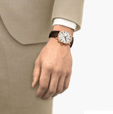  Shop Authentic Tissot Carson Premium Chronograph Silver Dial Brown Leather Strap Watch For Men - T122.417.36.033.00 - Luxxuri