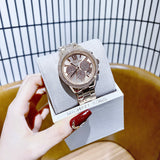  Shop Authentic Michael Kors Bryn Pavé Quartz Gold Dial Gold Steel Strap Watch For Women - MK7199 - Luxxuri