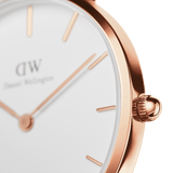  Shop Authentic Daniel Wellington Petite Mother of Pearl Pink Dial Pink Nylon Strap Watch For Women - DW00100512 - Luxxuri