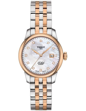  Shop Authentic Tissot Le Locle Automatic Lady Mother of Pearl Dial Two Tone Steel Strap Watch For Women - T006.207.22.116.00 - Luxxuri