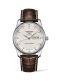 Shop Authentic Longines Master Collection Automatic 38.5mm Silver Diamond Dial Brown Leather Strap Watch for Men - L2.755.4.77.3 - Luxxuri