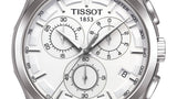 Shop Authentic Tissot Couturier Chronograph White Dial Brown Leather Strap Watch For Men - T035.617.16.031.00 - Luxxuri