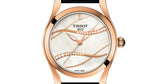  Shop Authentic Tissot T Wave Diamond Mother of Pearl Dial Black Leather Strap Watch For Women - T112.210.36.111.00 - Luxxuri