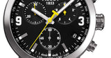  Shop Authentic Tissot PRC 200 Chronograph Black Dial Black Leather Strap Watch For Men - T055.417.16.057.00 - Luxxuri
