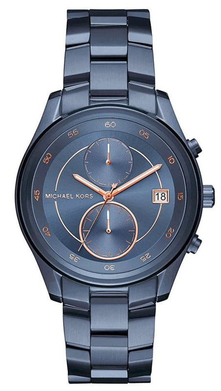  Shop Authentic Michael Kors Briar Blue Dial Blue Steel Strap Watch For Women - MK6468 - Luxxuri