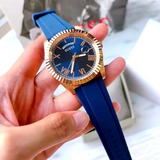  Shop Authentic Guess Connoisseur Blue Dial Blue Silicone Strap Watch For Men - GW0335G2 - Luxxuri