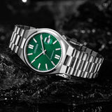  Shop Authentic Citizen Tsuyosa Automatic Green Dial Silver Steel Strap Watch For Men - NJ0150-81X - Luxxuri