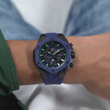  Shop Authentic Guess Formula Multifunction Blue Dial Blue Silicone Strap Watch For Men - GW0579G3 - Luxxuri