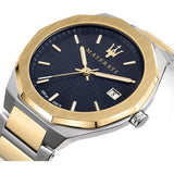  Shop Authentic Maserati Stile Black Dial Two Tone Stainless Steel Watch For Men - R8853142008 - Luxxuri