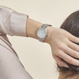  Shop Authentic Michael Kors Lauryn Mother of Pearl Dial Silver Steel Strap Watch for Women - MK3900 - Luxxuri