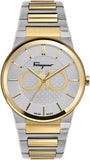  Shop Authentic Salvatore Ferragamo Sapphire Silver Dial Two Tone Steel Strap Watch for Men - SFHP00520 - Luxxuri