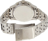  Shop Authentic Fossil FB-01 Chronograph Black Dial Silver Steel Strap Watch for Men - FS5827 - Luxxuri