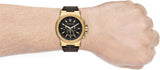  Shop Authentic Michael Kors Dylan Chronograph Black Dial Brown Rubber Strap Watch For Men - MK8904 - Luxxuri