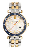  Shop Authentic Versace Greca Sport Quartz White Dial Two Tone Steel Strap Watch For Men - VEZ300521 - Luxxuri