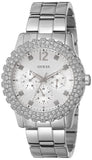  Shop Authentic Guess Dazzler Diamonds Silver Dial Silver Steel Strap Watch for Women - W0335L1 - Luxxuri