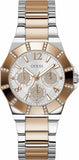  Shop Authentic Guess Sunray Multifunction Crystals Silver Dial Two Tone Steel Strap Watch For Women - GW0616L3 - Luxxuri