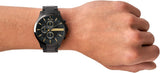  Shop Authentic Armani Exchange Hampton Chronograph Black Dial Black Steel Strap Watch For Men - AX2164 - Luxxuri