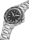  Shop Authentic Guess Track Black Dial Silver Steel Strap Watch for Men - GW0426G1 - Luxxuri