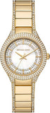  Shop Authentic Michael Kors Sylvia Mother Of Pearl Dial Gold Steel Strap Watch For Women - MK4655 - Luxxuri