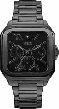  Shop Authentic Guess Integrity Analog Black Dial Black Steel Strap Watch for Men - GW0631G2 - Luxxuri