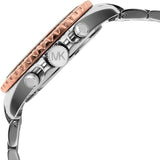  Shop Authentic Michael Kors Everest Chronograph Silver Dial Two Tone Steel Strap Watch For Women - MK6975 - Luxxuri