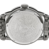  Shop Authentic Versace Viamond Quartz Black Dial Grey Steel Strap Watch For Men - VEPO00520 - Luxxuri