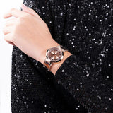  Shop Authentic Guess Crystal Clear Rose Gold Dial Rose Gold Steel Strap Watch for Women - GW0470L3 - Luxxuri