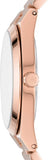  Shop Authentic Michael Kors Channing Quartz Rose Gold Dial Rose Gold Steel Strap Watch For Women - MK6624 - Luxxuri