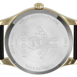  Shop Authentic Gucci G-Timeless Mother of Pearl Dial Black Leather Strap Watch For Women - YA126589 - Luxxuri
