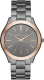  Shop Authentic Michael Kors Runway Quartz Grey Dial Grey Steel Strap Watch For Women - MK8576 - Luxxuri