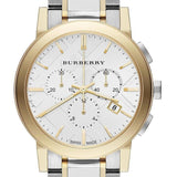  Shop Authentic Burberry The City White Dial Two Tone Steel Strap Watch for Men - BU9751 - Luxxuri