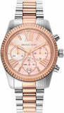  Shop Authentic Michael Kors Lexington Chronograph Rose Gold Dial Two Tone Steel Strap Watch For Women - MK7219 - Luxxuri