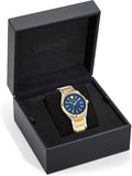  Shop Authentic Versace V-Auria Quartz Blue Dial Two Tone Steel Strap Watch for Men - VE0F00325 - Luxxuri