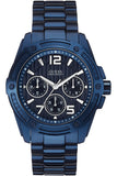  Shop Authentic Guess Flagship Chronograph Blue Dial Blue Steel Strap Watch for Men - W0601G2 - Luxxuri