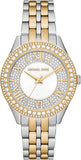  Shop Authentic Michael Kors Harlowe Three-Hand Crystals White Dial Two Tone Steel Strap Watch for Women - MK4811 - Luxxuri