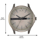  Shop Authentic Armani Exchange Hampton Chronograph Grey Dial Grey Steel Strap Watch For Men - AX2194 - Luxxuri