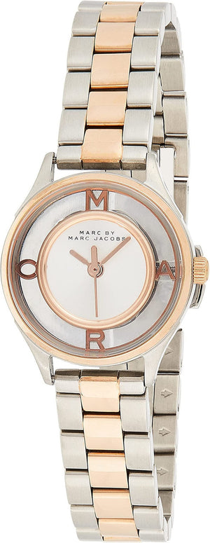  Shop Authentic Marc Jacobs Tether Transparent White Dial Two Tone Steel Strap Watch for Women - MBM3418 - Luxxuri