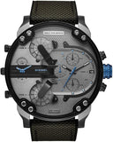  Shop Authentic Diesel Mr Daddy 2.0 Chronograph Grey Dial Black Nylon Strap Watch For Men - DZ7420 - Luxxuri