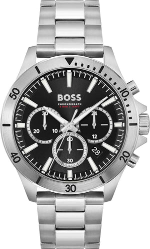  Shop Authentic Hugo Boss Troper Chronograph Blue Dial Silver Steel Strap Watch For Men - 1514057 - Luxxuri