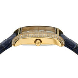  Shop Authentic Michael Kors Emery Quartz Diamond Silver Dial Blue Leather Strap Watch For Women - MK2982 - Luxxuri