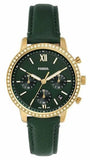  Shop Authentic Fossil Neutra Chronograph Green Dial Green Leather Strap Watch for Women - ES5239 - Luxxuri