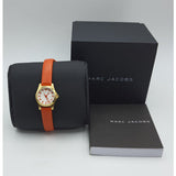  Shop Authentic Marc Jacobs Henry Dinky White Dial Orange Leather Strap Watch for Women - MBM1236 - Luxxuri