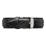  Shop Authentic Daniel Wellington Classy Sheffield White Dial Black Leather Strap Watch For Women - DW00100068 - Luxxuri