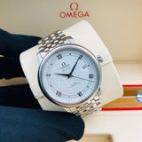  Shop Authentic Omega De Ville Prestige Co Axial Automatic White Dial Silver Steel Strap Watch for Men - 424.10.40.20.02.005 - Luxxuri