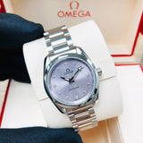  Shop Authentic Omega Seamaster Aqua Terra Quartz Purple Dial Silver Steel Strap Watch for Women - 220.10.28.60.60.001 - Luxxuri