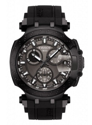  Shop Authentic Tissot T Race Chronograph Anthracite Black Dial Black Silicone Strap Watch For Men - T115.417.37.061.03 - Luxxuri
