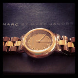  Shop Authentic Marc Jacobs Marci Brown Dial Two Tone Steel Strap Watch for Women - MBM3171 - Luxxuri